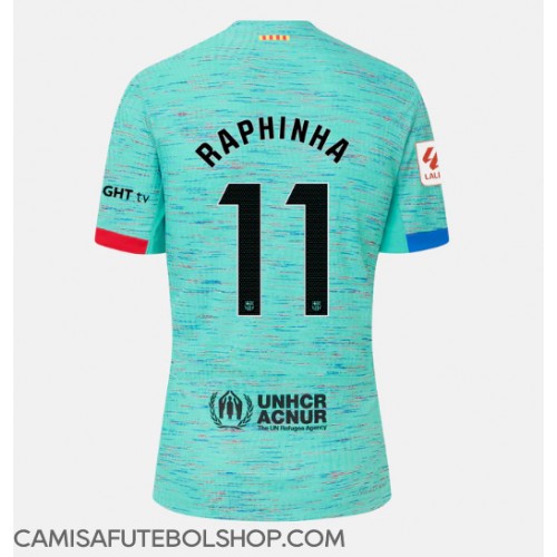 Camisa de time de futebol Barcelona Raphinha Belloli #11 Replicas 3º Equipamento Feminina 2023-24 Manga Curta
